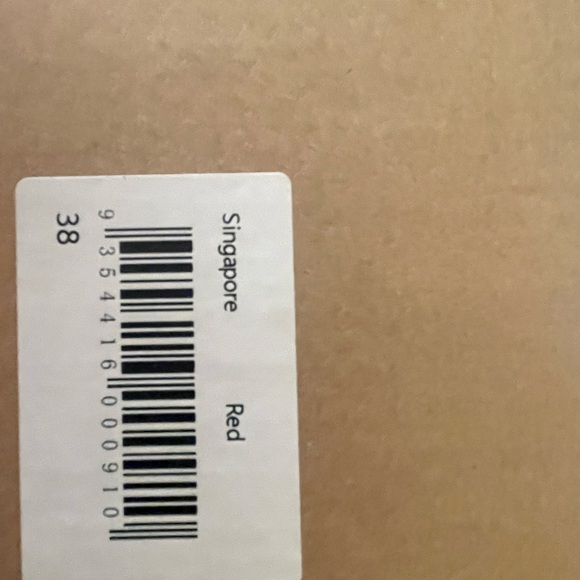 NIB Charlie Stone Shoes | Singapore Red 38 - Picture 7 of 8